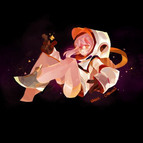 ArtStation - astronaut girl, kakar cheung Astronaut Artwork, Astronaut Drawing, Astronaut Illustration, Concept Draw, Astronaut Design, Alien Character, Astronaut Art, About Space, Female Character Concept