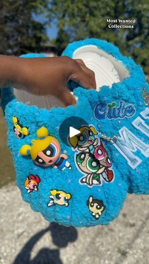 245K views · 32K reactions | These are the ingredients to make the perfect PowerPuff Girl custom crocs 💙💖💚 😍💕 
#CUSTOMCROCS #bluecrocs #fyp #blueblingcrocs #blingedoutcrocs #blingcrocs #diycrocs #fy #crafts 
#customcrocs #Fyp #customshoes | MOST WANTED COLLECTIONS🛍 | mostwantedcollects · Original audio Yarn Crocs, Blue Crocs, Custom Crocs, Powerpuff Girl, Crochet Clothing And Accessories, Crochet Clothing, Most Wanted, Custom Shoes, Cute Fits