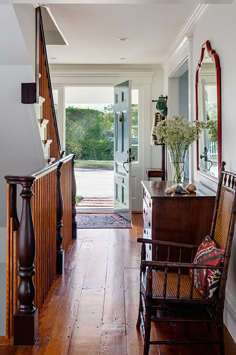 Entryway Interior Design, New England Interior Design, Entryway Interior, New England Decor, New England Interior, New England Style Homes, Patrick Ahearn Architect, New England Cottage, England Architecture