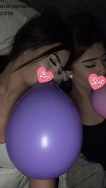 Sisters By Heart, Best Friends Shoot, Story Ideas, Instagram Story Ideas, Instagram Story, Snapchat, Balloons, Pastel, Collage