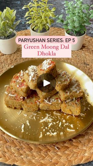 65K views · 1.8K reactions | ✨Stay energized during Paryushan fasting with instant high-protein Moong Dal Dhoklas! 💪✨ 

Light, healthy, and packed with goodness, ready to boost your energy in no time!🥰🫶🏻

— Ingredients:
1 cup soaked Moong Dal 
2 Tbsp rice flour 
Salt to taste 
Water to blend 
1/4 tsp dry chilli powder 
1/2 tsp eno 
Steam for 10-12 mins & cut once cooled down. 

- Temper:
2 tbsp oil 
1/2 tsp jeera 
1/2 tsp mustard seeds
Pinch of hing 
1 tsp sesame seeds 
1 tsp amchur powder 
Salt 🧂 if required 
Dry coconut for garish 

Serve with my homemade chutney recipe and enjoy it immediately while it’s hot 💕💝

Happy Paryushan to all 🙏🏻 Saatame Ho Sab🙏🏻

[paryushan, Paryushan food,high protein, protein food, Moong Dal, Moong Dal dhokla, dhokla, instant dhokla, healthy, quick Dry Coconut, Rice Flour, Chutney Recipes, Chilli Powder, Sesame Seeds, High Protein, Protein Foods, Chutney, Good Things