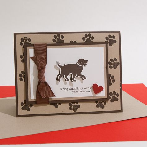 Dog D For Dog, Stampin Up Wedding Cards, D Is For Dog, Stampin Up Valentine Cards, Dog Sympathy Card, Pet Sympathy Cards, Box Photo, Creative Corner, Dog Cards