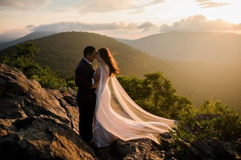 Elopement Ideas North Carolina, Shenandoah National Park Wedding, Shenandoah Elopement, Nc Mountain Elopement, West Virginia Elopement, Shenandoah National Park Elopement, Mt Hood Elopement, Grayson Highlands, Mountain Photoshoot