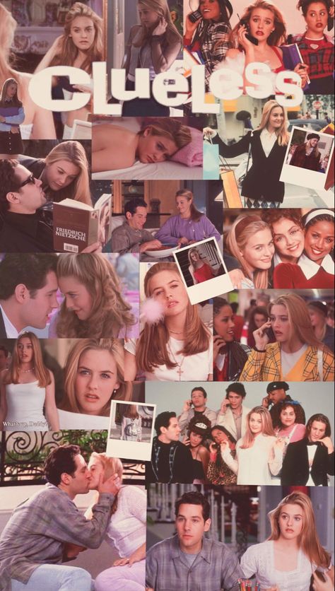 Clueless Room Aesthetic, 90s Clueless Aesthetic, Clueless Wallpaper Iphone, Clueless Aesthetic Wallpaper, 90s Wallpaper Aesthetic, Clueless Background, Cher Clueless Aesthetic Wallpaper, Clueless Collage, Clueless Art