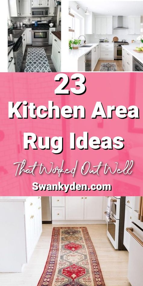 These kitchen area rug ideas are everything you need for kitchen rug inspo. From kitchen runner rug to kitchen farmhouse rugs. Kitchen Rug Placement, Modern Farmhouse Living Room Furniture, Kitchen Area Rugs Ideas, Area Rug Ideas, Kitchen Rugs Ideas, Rug Placement, Kitchen Area Rugs, L Shaped Kitchen, Rug Runner Kitchen