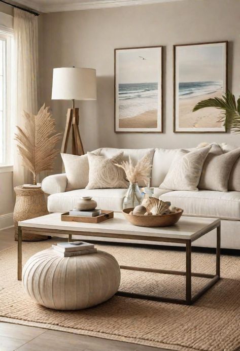 49 Neutral Living Room Ideas: Serenity and Style in Every Detail 42 Neutral Theme Living Room, Beige Sofas Ideas Living Room, Neutral Small Living Room, Neutral Warm Living Room, Beige And Cream Living Room, Neutral Sitting Room, Cream And Beige Living Room, Decorating Living Room Ideas, Charleston Decor