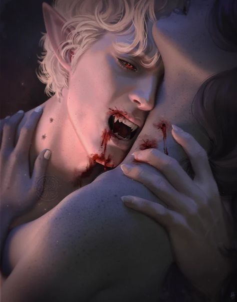 lily 🦷 (@feyspeaker) / X Hot Vampires, Vampire Art, Baldur's Gate, I'm A Simp, On Tumblr, Gate, Lily, Fan Art, Tumblr