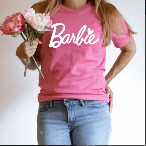 Matching Harry Potter Shirts, Barbie Top, Custom Barbie, New Barbie, Barbie Logo, Logo Tshirt, Harry Potter Shirts, Black Barbie, Custom Shirt