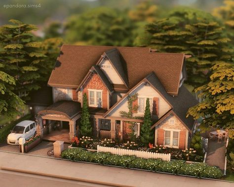 The Sims 4 Large Family Home - Download Tray File Cute Family Home Sims 4, Sims 4 8 Bedroom House, Sims 4 House Tray Files, Sims 4 Base Game House Download, Sims 4 Family Home Cc, Sims 4 Home Download, Sims 4 Family House Cc, Sims 4 Family House Download, Sims 4 Houses Cc Download