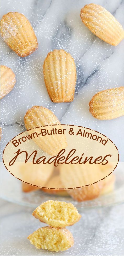 Madeline Recipes, Almond Madeleines, Cookie Bucket, Madeline Cookies Recipe, Madelines Recipe, Madeline Cookies, Baking Therapy, Madeleine Recipe, French Cookies