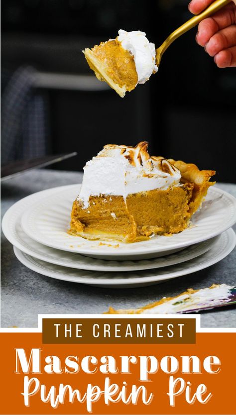 Pumpkin Pie With Mascarpone, Marscapone Dessert, Classic Pumpkin Pie, Vegan Pie Crust, All Butter Pie Crust, Best Pumpkin Pie, Pie Flavors, Fall Flavors, Pumpkin Pie Filling