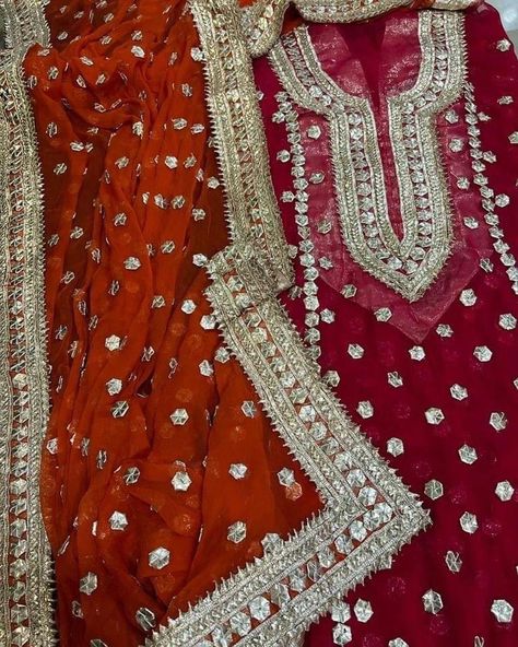 Gotta Work Dresses Pakistani, Gotta Work Dresses, Wedding Glasses Diy, Handwork Designs, Pakistani Mehndi Dress, Yellow Dupatta, Dupatta Design, Dresses Pakistani, Engagement Mehndi Designs