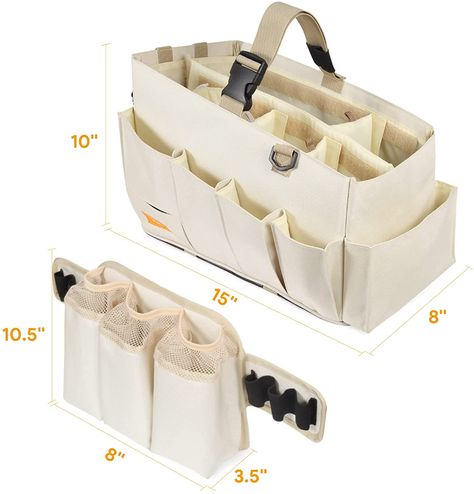 Cleaning Caddy Ideas, Cleaning Supplies Caddy, Cleaning Caddy, Caddy Bag, Caddy Organizer, Professional Cleaners, Cleaning Business, Cleaning Storage, Work Bag