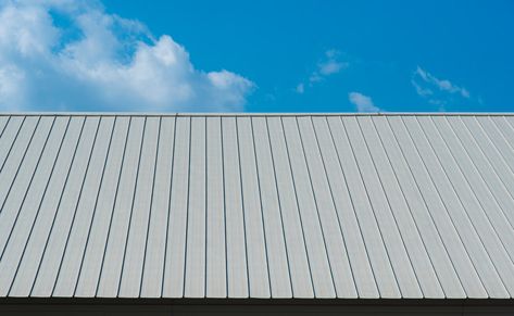 Learn about tin roof installation costs, lifespan, maintenance tips, other useful information. Talk to a contractor today about a new tin roof Wood Roof Shingles, Steel Roof Panels, Metal Roofing Systems, Roof Shingle Colors, Metal Roof Houses, Metal Roof Installation, Architectural Shingles Roof, Gutter Installation, Metal Roof Colors