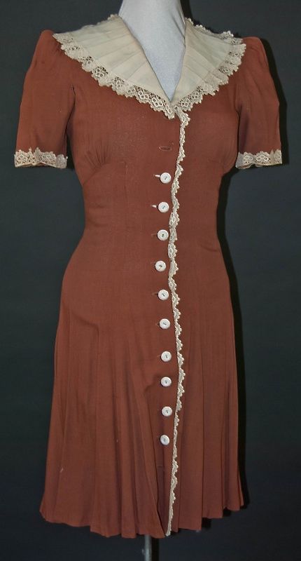 Ww2 Fashion, 1940 Dress, Purpose Statement, Vintage Fashion 1930s, 1930 Fashion, Independent Study, Primary Research, Ladies Day Dresses, Vintage Wardrobe