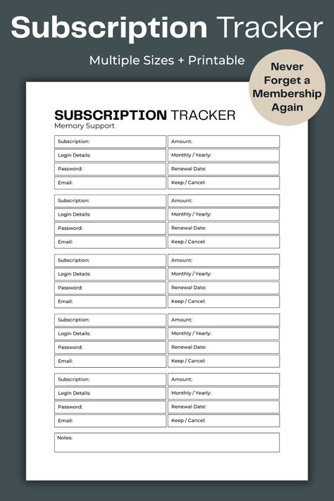 Free Subscription Tracker, Subscription Tracker, Spending Log Bullet Journal, Spending Tracker Bullet Journal, Expense Tracker Bullet Journal, Bullet Journal Bill Tracker, Tracker Free, Monthly Budget Spreadsheet, Bill Tracker