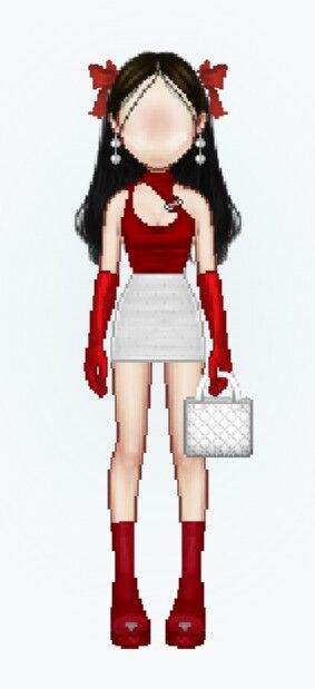 Red And White Kpop Outfit, Everskies Red Outfit, Dance Style Outfits, Everskies Outfits, Bratz Inspired Outfits, Boujee Outfits, Concert Fashion, Kawaii Fashion Outfits, Virtual Fashion