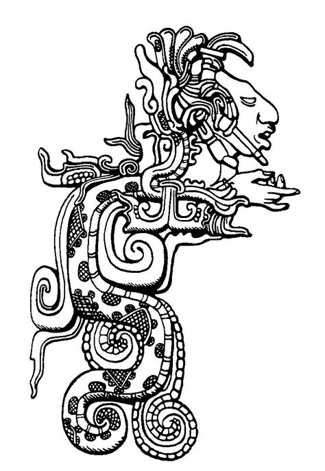 Serpent Symbolism, Mayan Tattoos, Feathered Serpent, Serpent Tattoo, Mayan Symbols, Maya Civilization, Maya Art, Mayan Art, Aztec Tattoo