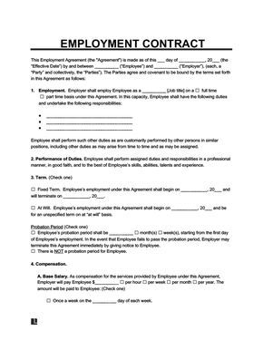 Work Agreement, Construction Template, Letter Of Employment, Employment Contract, Employment Form, Cleaning Contracts, Work For Hire, Employee Handbook, Rights And Responsibilities