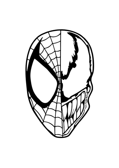 Spider Man Coloring Pages, Man Coloring Pages, Venom Face, Spiderman Painting, Avengers Drawings, Tufting Diy, Spiderman Venom, Spiderman Mask, Blue Neon Lights