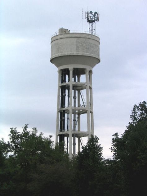 Ellesmere Port Water Tower, Cheshire. Ellesmere Port, Water Towers, Environment Art, Architecture Interiors, Water Tower, Space Needle, Environmental Art, Childhood Memories, Tower