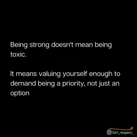 valuing yourself enough to demand being a priority, not just an option Always Last Priority, Not An Option Quotes, Valuing Yourself, Priorities Quotes, Option Quotes, True Sayings, Make Yourself A Priority, Fact Quotes, Just Me