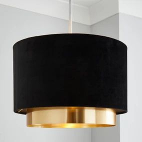 Lamp Shades for Ceiling Lights & Lamps | Dunelm | Page 2 Black Headboard Bedroom, Velvet Lamp, Laser Cut Lamps, Framed Mirrors, Black Headboard, Gold Mirror Wall, Kitchen Black, Gold Bedroom, Channel Islands