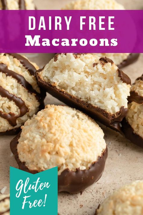 Gluten Free Macaroons, Gluten Free Coconut Macaroons, Easy Bake Oven Recipes, Healthy Desserts For Kids, Aquafaba Recipes, Vegan Gluten Free Cookies, Coconut Macaroons Recipe, Easy Bake Oven, Macaroon Recipes