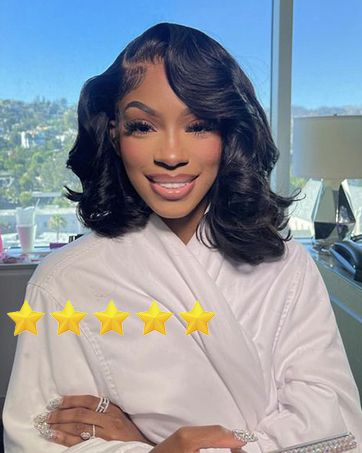 Bob Wig Human Hair Body Wave Lace Front Wigs | Pre Plucked 13x4 HD Transparent Lace 14 Inch Body Wave Bob Wig Black Women, Body Wave Bob Wig, Body Wave Lace Front Wigs, Hair Body Wave, Hair Advice, Lace Front Wigs Human Hair, Wave Wig, Body Wave Wig, Body Wave Hair