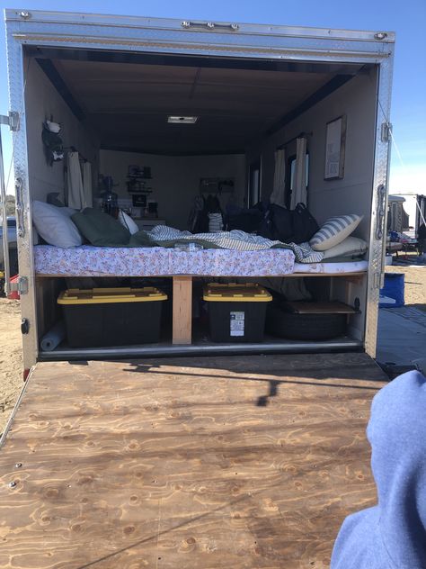 Inclosed Trailer Diy, Small Enclosed Trailer, Enclosed Trailer Camper, Cargo Trailer Camper Conversion, Enclosed Cargo Trailers, Camper Reno, Cargo Trailer Conversion, Retirement Life, Trailer Conversion