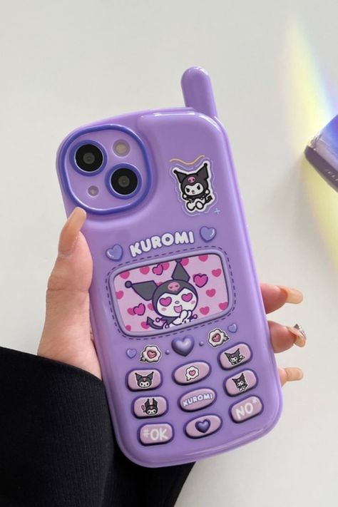 Looking for a phone case that's both cute and edgy? Check out our Kawaii Purple Kuromi Phone Case! This adorable case features the mischievous character Kuromi, known for her punk rock aesthetic and spunky attitude. The vibrant purple color and fun design will make your phone stand out from the crowd while still providing protection against everyday wear and tear. Tag: #phonecase #kuromicase #purplecase #kawaiicase #phoneaccessory #protectivecase #punkrock #spunky #adorablecase Kuromi Phone Case, Purple Kuromi, Punk Rock Aesthetic, Kawaii Purple, Cute Cartoon Anime, Purple Cute, Rock Aesthetic, Purple Iphone Case, Purple Cases