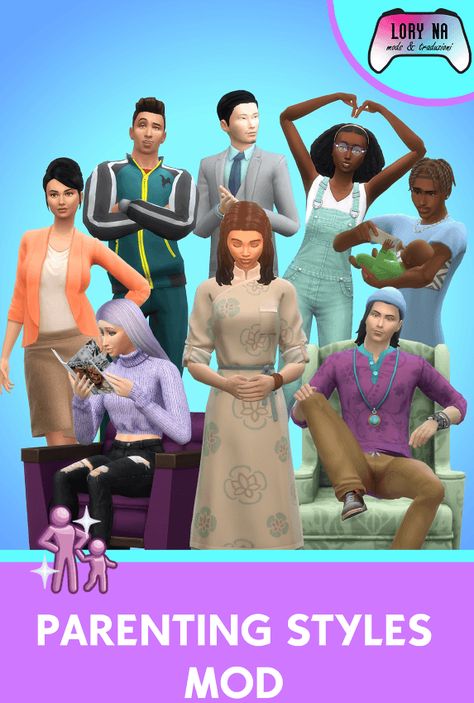 Parenting Styles Mod - The Sims 4 Mods - CurseForge Sims 4 Gameplay Mods, Sims Funny, Mods The Sims 4, Sims 4 Stories, The Sims 4 Mod, Pregnancy Apps, Sims 4 Challenges, Parenting Types, Sims 4 Family