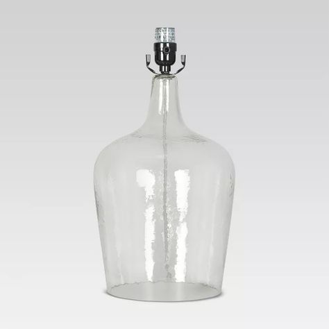 Artisan Glass Jug Large Lamp Base Clear - Threshold™ : Target Target Lamp, Large Lamp, Glass Lamp Base, Farmhouse Console Table, Small Lamps, Large Lamps, Small Lamp, Glass Jug, Rustic Lamps