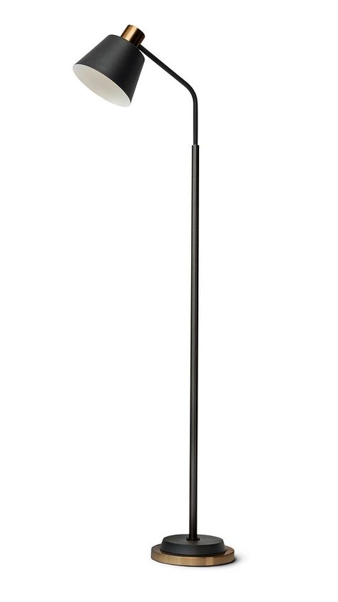 Floor Lamp Tall, Cocktail Book Design, Lamp Png, Lamp Tall, Tall Lamp, Floor Lamp Black, Industrial Floor Lamps, Black Lampshade, Modern Lamps