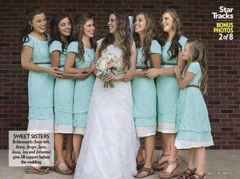 Jill Duggar + Derick Dillard Wedding. Jessa Duggar Wedding, Duggar Sisters, Jill Duggar, Duggar Wedding, Duggar Family, 19 Kids And Counting, 19 Kids, Celebrity Weddings, Future Wedding