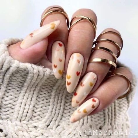 Unghie Nail Art, Simple Fall Nails, September Nails, November Nails, Cute Nails For Fall, Fall Acrylic Nails, Fall Nail Art, Fall Nail Colors, Autumn Nails