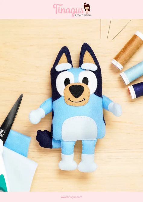 bluey.pdf Bluey Toy Sewing Pattern, Bluey Stuffed Animal Pattern, Diy Bluey Christmas Ornament, Bluey Templates, Bluey Plush Pattern, Bluey Sewing Pattern, Bluey Felt Pattern, Bluey Patterns, Bluey Plushies