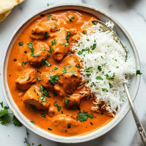 The Best Indian Butter Chicken Recipe - Salted Mint Indian Buttered Chicken, Butter Chicken And Naan, Braiser Recipes, Indian Butter Chicken Recipe, Street Food Recipe, Butter Chicken Recipe Indian, Murgh Makhani, Fit Meals, Indian Butter Chicken