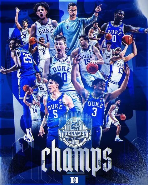 Duke Men’s Basketball on Instagram: "🗣️ 2023 ACC CHAMPS 🏆😈" Duke Blue Devils Wallpaper, Duke Blue Devils Basketball, Concept Cars Vintage, Coach K, Basketball Wallpaper, The Brotherhood, Duke Blue Devils, Duke University, Duke Basketball