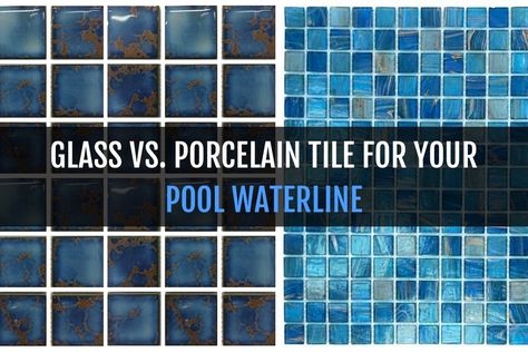 You have decided to add a swimming pool to your backyard, and the process is generating lots of questions and prompting you to make many other decisions. Sooner or later, your contractor will want to know if you want waterline tiles and, if so, what type you prefer. Just in case you’re not familiar with the term, waterline tiles are the rows of swimming pool tiles that are set right beneath the coping. Although they are usually a six-inch strip that runs along the waterline, many pool ... Waterline Tile For Pool, Pool Tile Ideas Waterline, Pool Coping And Tile, Barrier Reef Pools, Pool Waterline, Waterline Tile, Waterline Pool Tile, Blue Subway Tile, Glass Pool Tile