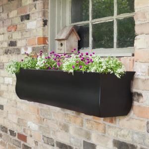 Black Window Box, Plastic Planter Boxes, Window Planters, Plastic Window, Rectangular Planters, Window Planter Boxes, Plastic Windows, Plastic Planters, Window Boxes