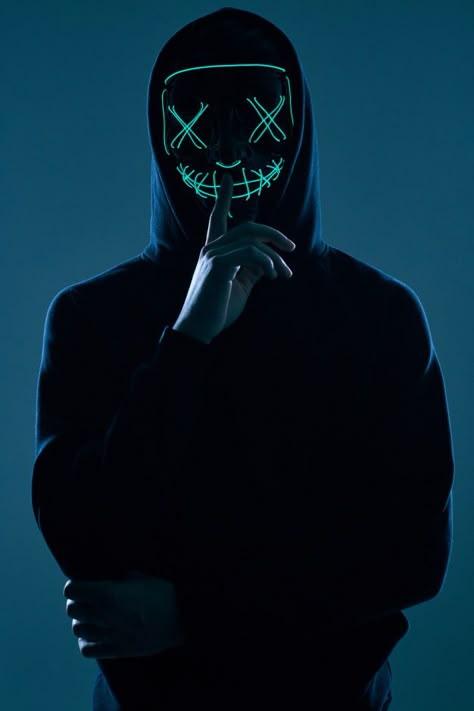 Techwear Mask, Image Joker, Neon Mask, Thug Life Wallpaper, Marshmello Wallpapers, Art Spatial, Mascaras Halloween, Funny Cosplay, Life Wallpaper