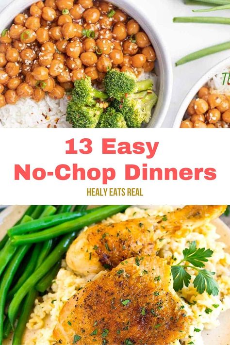 13 No-Chop Dinners For Easy Meals No Chopping Dinner, Easy No Prep Dinners, No Prep Dinner, Traeger Pork Loin, Cajun Shrimp And Rice, Real Posts, Miso Glazed Salmon, Pork Loin Roast Recipes, Easy To Cook Meals