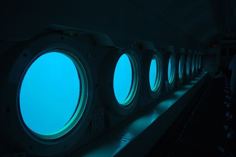 took this picture inside an "Atlantis Submarine" Inside Of A Submarine, Inside Submarine, Submarine Aesthetic, Submarine Inside, Atlantis Aesthetic, Submarine Interior, Siren Oc, Atlantis Submarine, Submarine Design