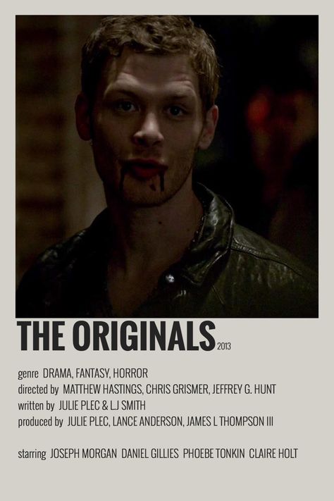 The Originals Poster, Originals Poster, Vampire Dires, The Originals Aesthetic, Klaus The Originals, Polaroid Posters, Vampire Diaries Poster, Filmy Vintage, Film Posters Minimalist