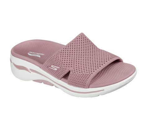 Skechers GO WALK Arch Fit - Worthy | SKECHERS Cute Shoes Boots, Types Of Footwear, Skechers Sandals, Shoe Business, Arch Support Shoes, Casual Sandals Womens, Orthopedic Sandals, Skechers Go Walk, Shoes For Me