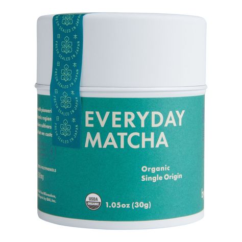 Rishi Everyday Matcha Tea Powder - World Market Matcha Tea Powder, Tea Powder, Matcha Tea, Usda Organic, World Market, Food Items, Mixed Drinks, Favorite Things List, Matcha