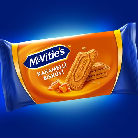 Biscuits Packaging Design, Mcvities Biscuits, Logo Sketch Design, Caramel Biscuits, Biscuit Packaging, Biscuits Packaging, Logo Sketches, Cosmetic Design, Food Packaging Design