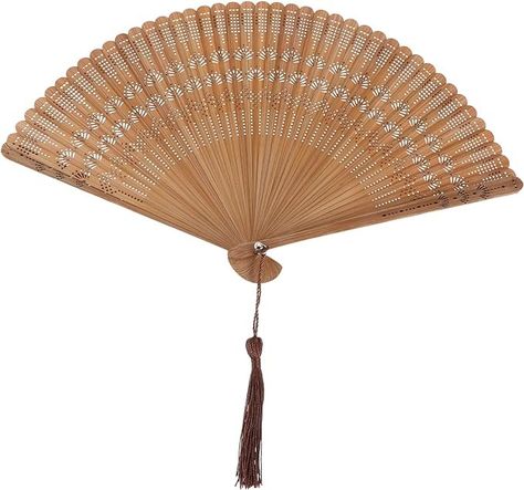 Amazon.com: SEWACC Silk Folding Fan Hand Held Wood Hand Fan Chinese Japanese Vintage Handheld Fan with Tassels Foldable Fan for Women Ladies Home Decoration (Brown) : Home & Kitchen Filipino Clothing, Carnival Outfit, Folding Fans, Fan Hand, Browns Fans, Japanese Fan, Handheld Fan, Folding Fan, Hand Held Fan