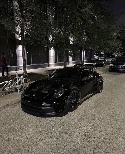 Black Porsche, Lux Cars, Porsche Gt3, Gt3 Rs, Classy Cars, Best Luxury Cars, Porsche Cars, Pretty Cars, Tuner Cars